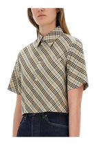 Burberry Women's Cropped Shirt Multicolor, view 4