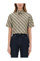 Burberry Women's Cropped Shirt Multicolor