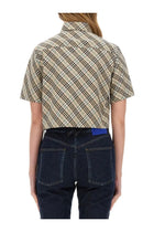 Burberry Women's Cropped Shirt Multicolor, view 3