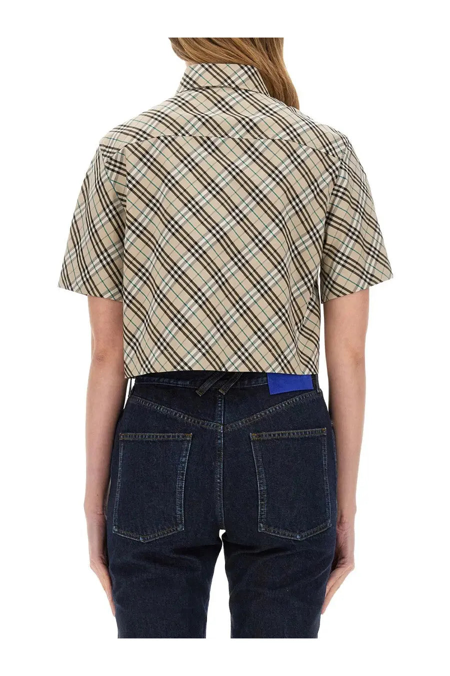 Burberry Women's Cropped Shirt Multicolor, view 3