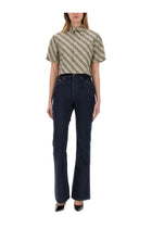 Burberry Women's Cropped Shirt Multicolor, view 2