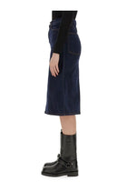 Burberry Women's Denim Skirt Blue, view 4