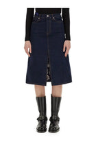 Burberry Women's Denim Skirt Blue
