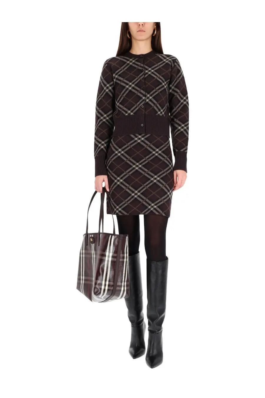 Burberry Women's Ginny Skirt Brown, view 2