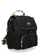 Burberry Women's Horseshoe Mini Backpack Black, view 3