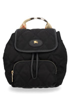 Burberry Women's Horseshoe Mini Backpack Black