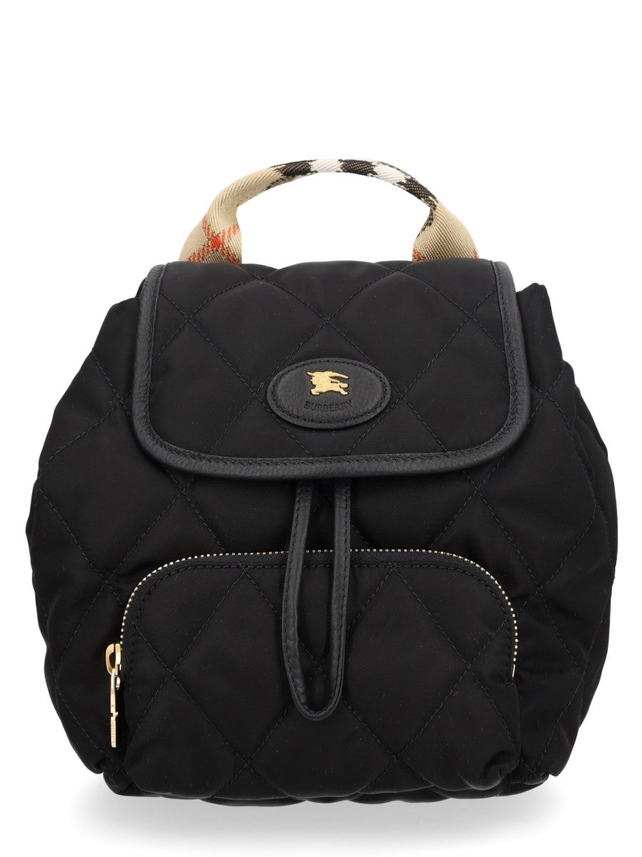 Burberry Women's Horseshoe Mini Backpack Black