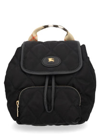 Burberry Women's Horseshoe Mini Backpack Black