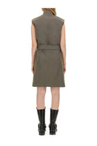 Burberry Women's Linen Dress Grey, view 3