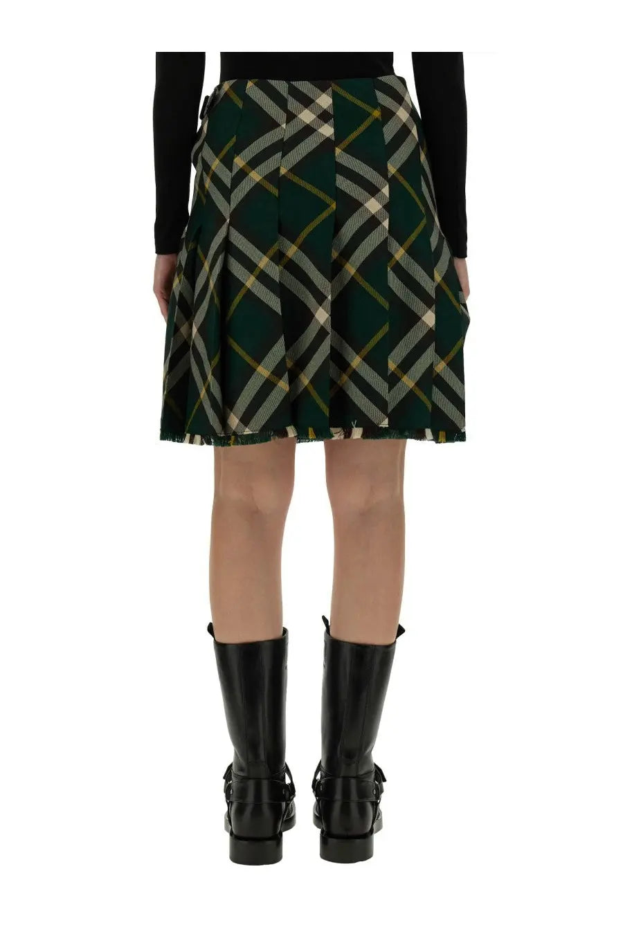 Burberry Women's Mini Skirt Green, view 3