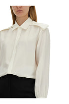 Burberry Women's Silk Shirt White, view 4