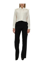 Burberry Women's Silk Shirt White, view 2