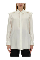 Burberry Women's Silk Shirt White