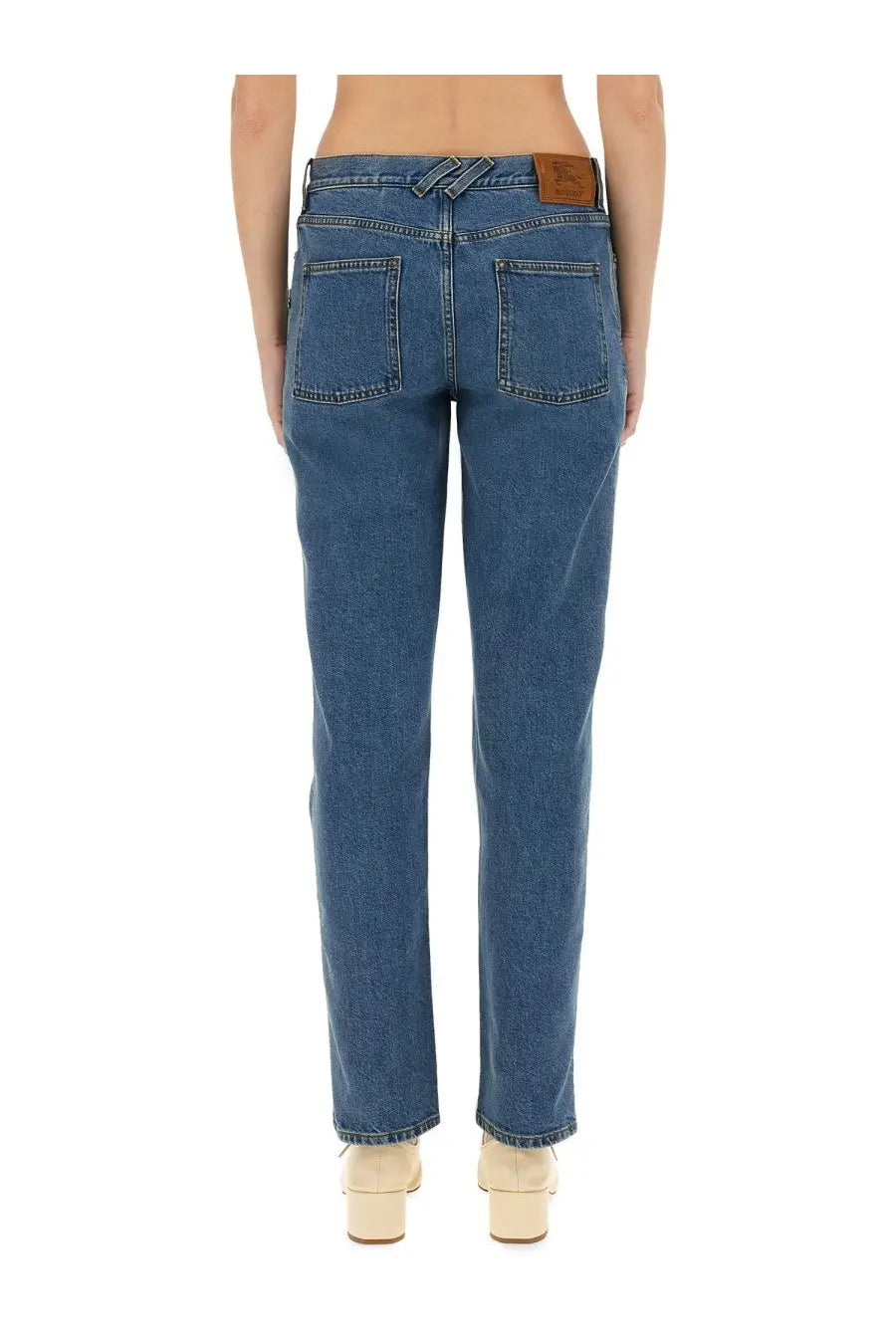 Burberry Women's Straight Fit Jeans Blue, view 3