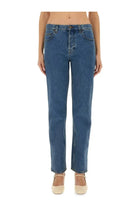 Burberry Women's Straight Fit Jeans Blue