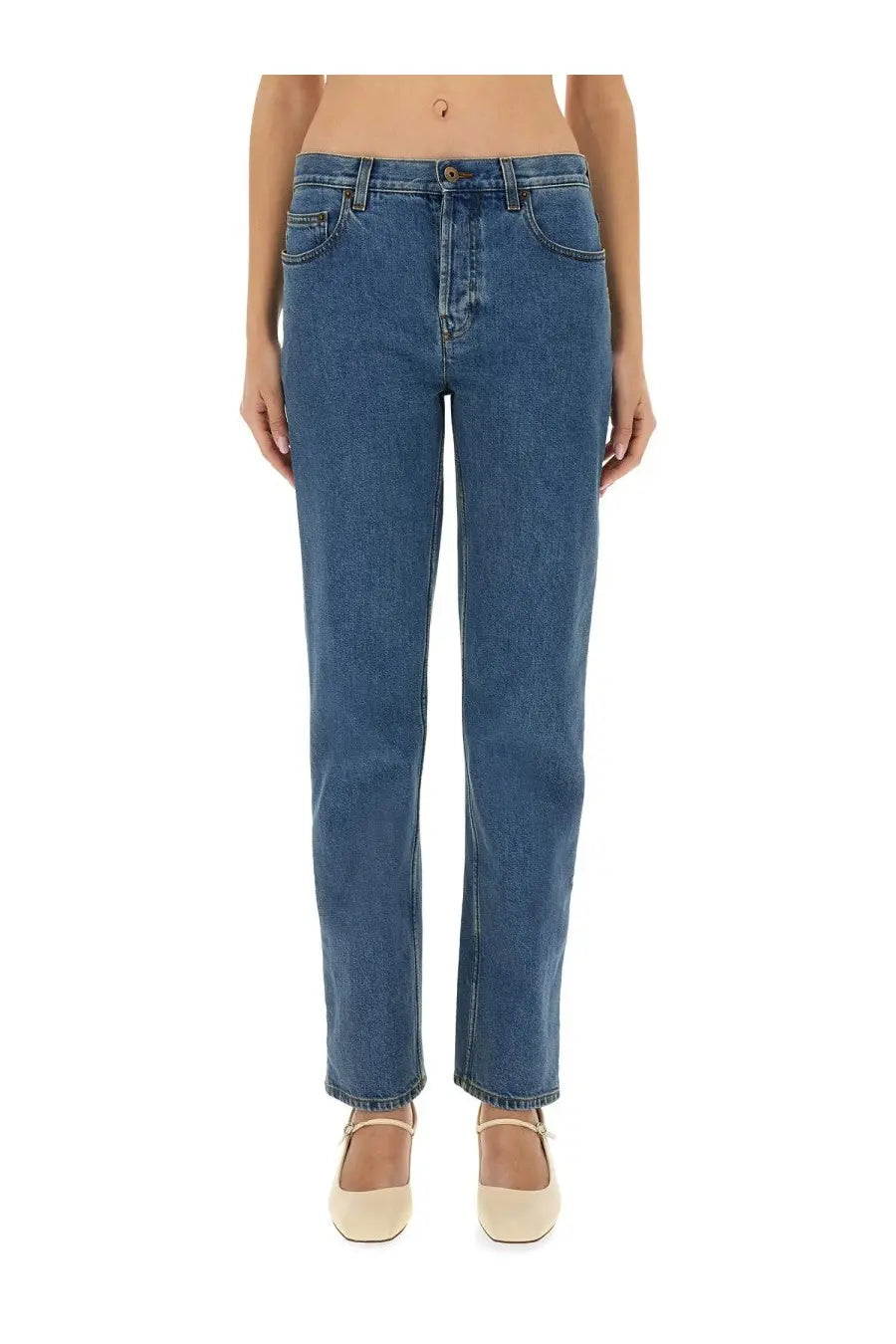 Burberry Women's Straight Fit Jeans Blue
