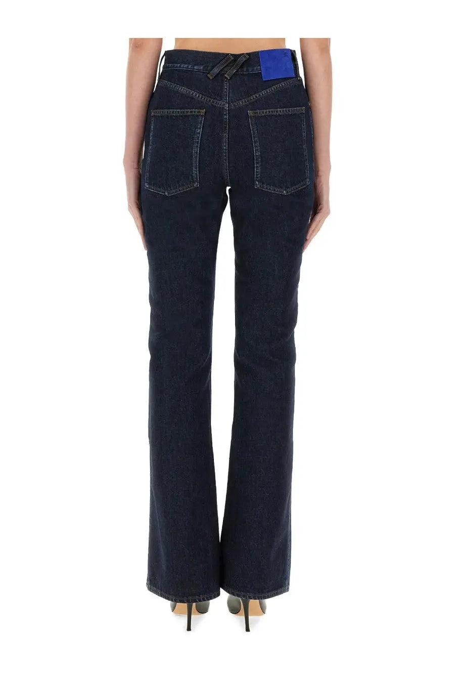 Burberry Women's Straight Jeans Blue, view 4