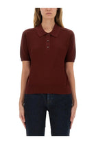 Burberry Women's Wool Polo Red