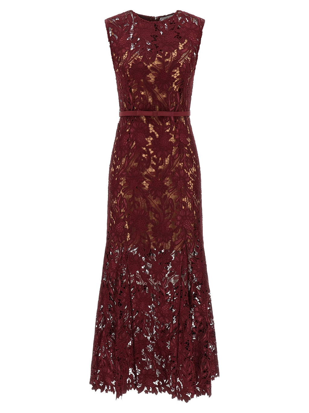 self-portrait Women's Lace Midi Dress Red