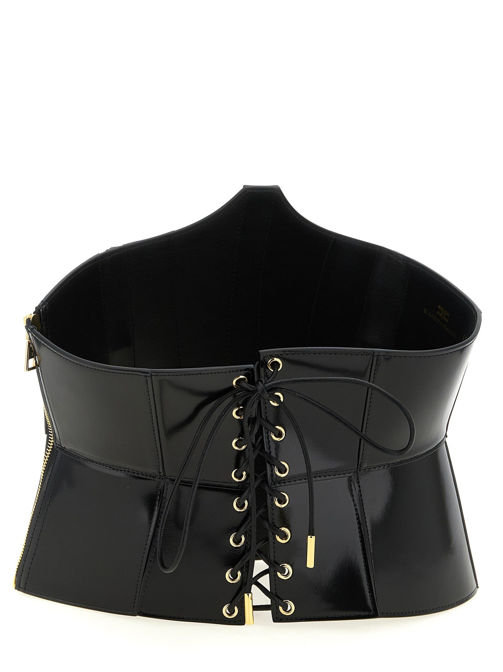 Elisabetta Franchi Bustier Belt Black