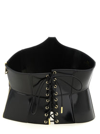 Elisabetta Franchi Bustier Belt Black