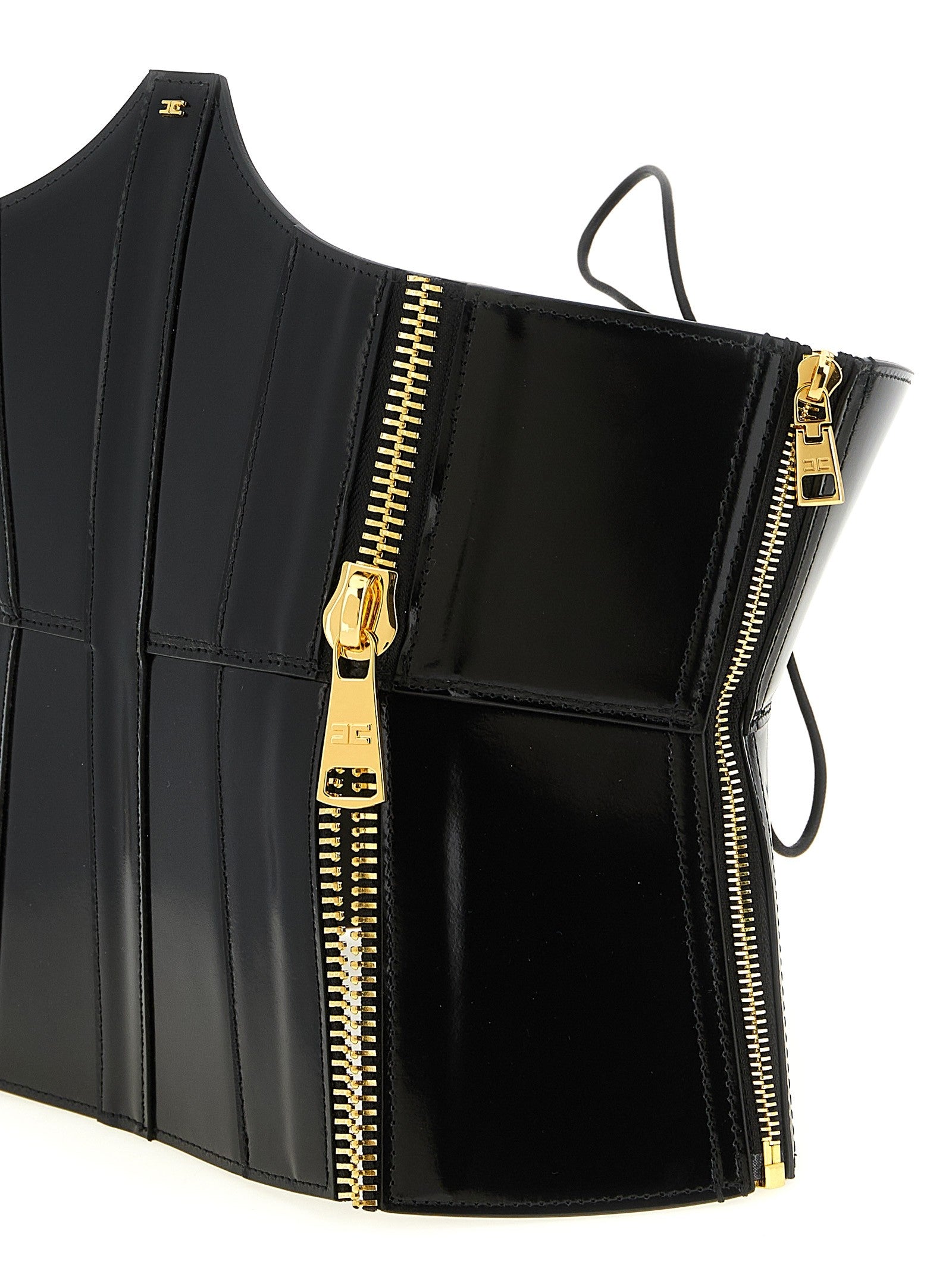Elisabetta Franchi Bustier Belt Black