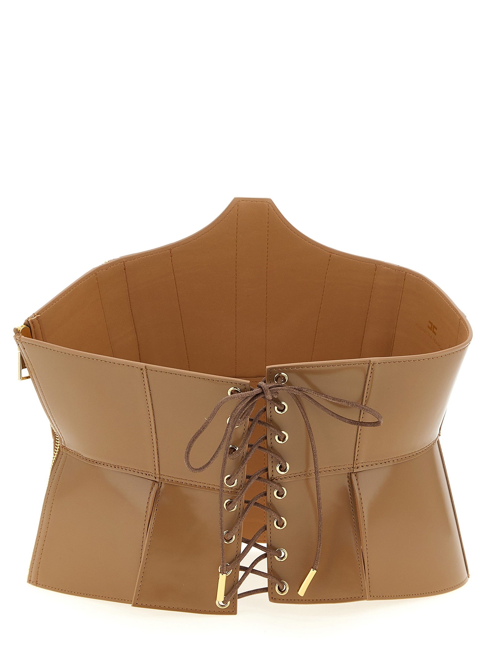 Elisabetta Franchi Bustier Belt Brown