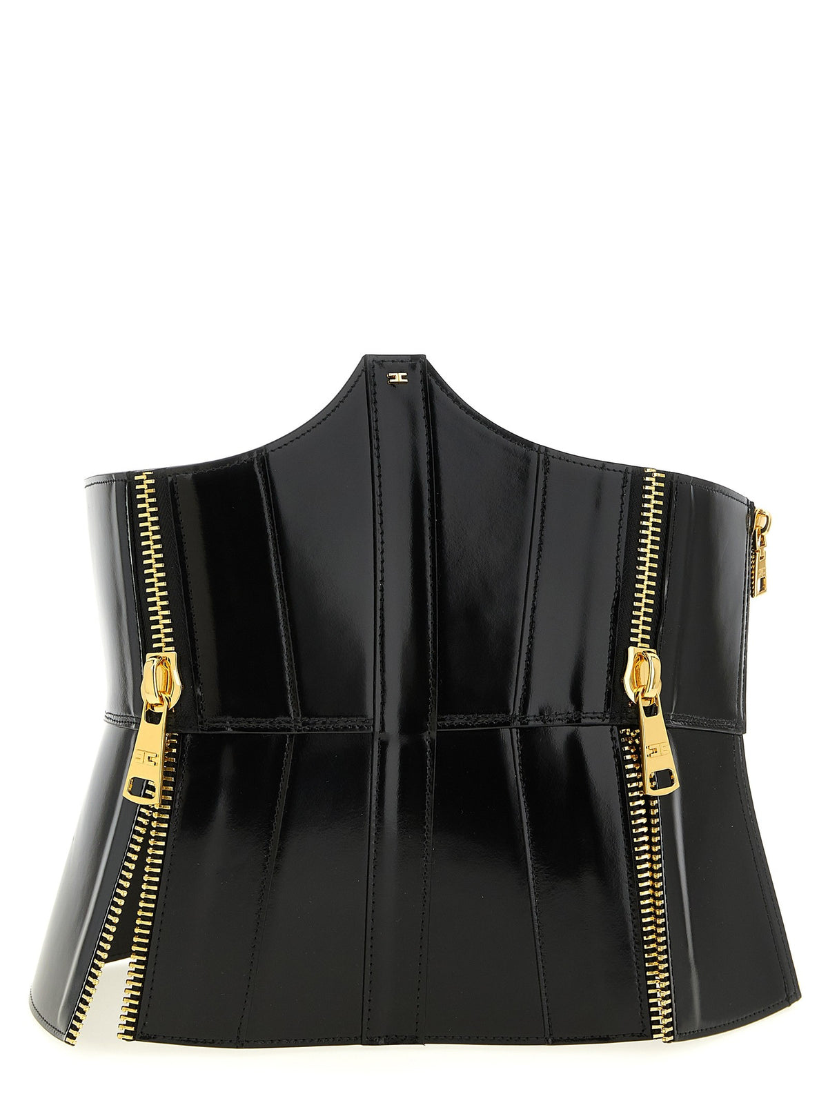Elisabetta Franchi Bustier Belt Black