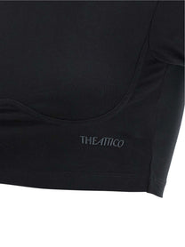 The Attico Bustier Crop Shirt Black