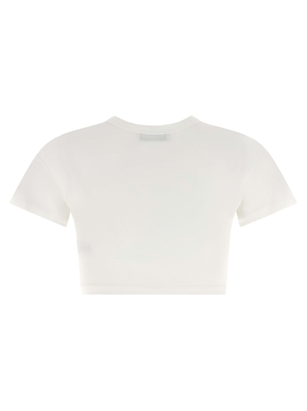 The Attico Bustier Crop Shirt White