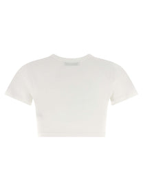 The Attico Bustier Crop Shirt White