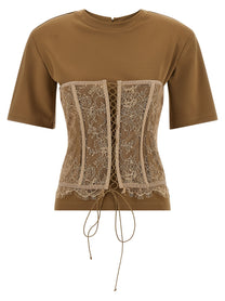 Giuseppe Di Morabito Bustier Shirt Brown