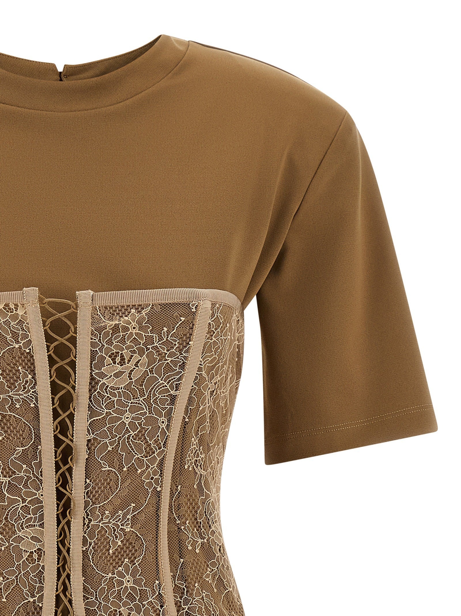 Giuseppe Di Morabito Bustier Shirt Brown