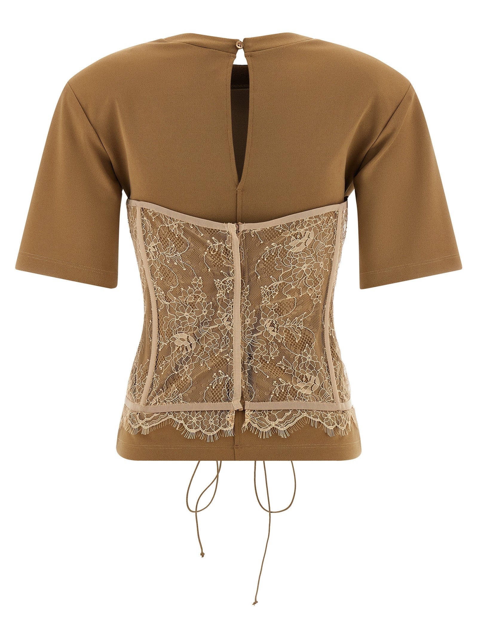 Giuseppe Di Morabito Bustier Shirt Brown