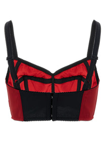 Dolce &amp; Gabbana Bustier Top Red