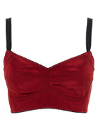 Dolce &amp; Gabbana Bustier Top Red