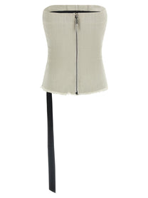 DRKSHDW Bustier Top Grey