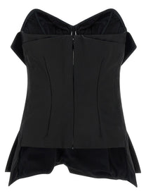 Alexander McQueen Bustier Top Black