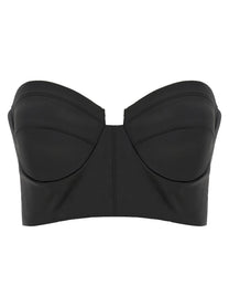 Elisabetta Franchi Bustier Top Black