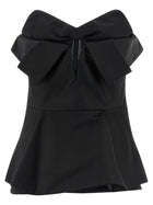 Alexander McQueen Bustier Top Black