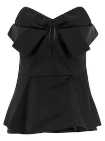 Alexander McQueen Bustier Top Black