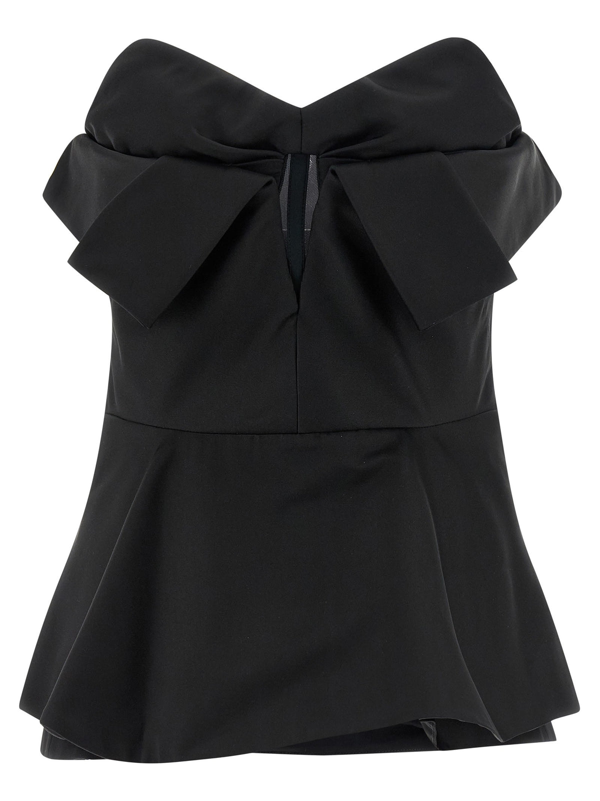 Alexander McQueen Bustier Top Black