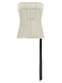 DRKSHDW Bustier Top Grey