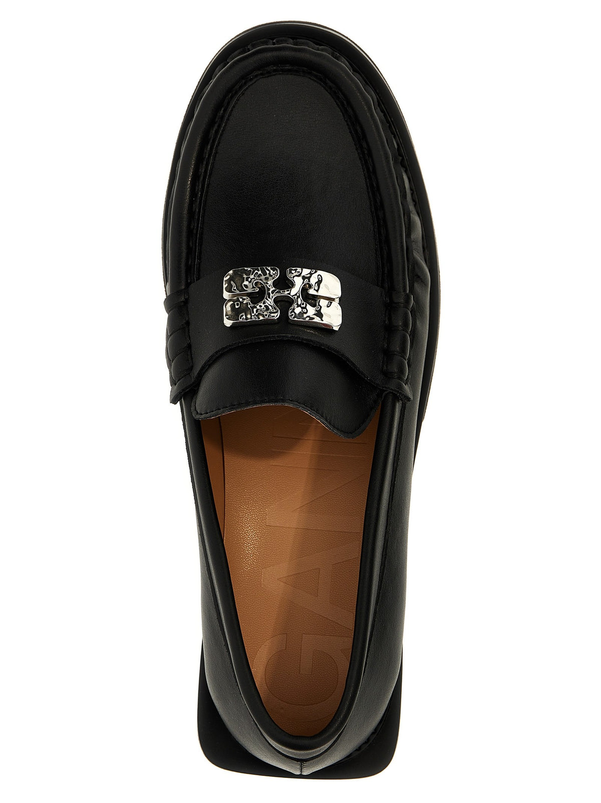 Ganni Butterfly Loafers Black, view 4