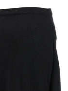 Lemaire Button Asymmetrical Skirt Black, view 4