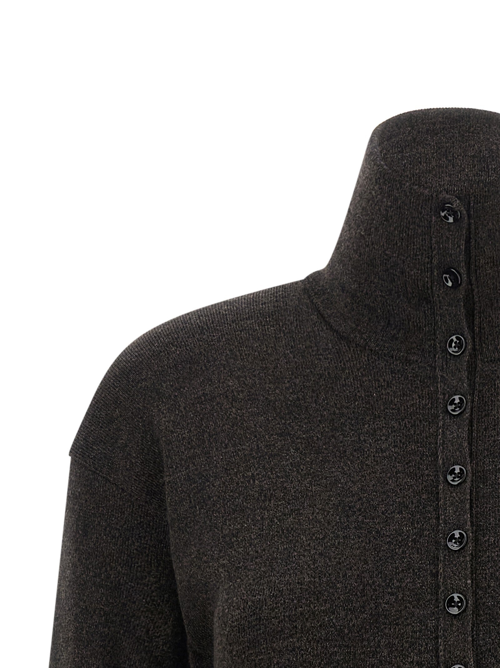 Lemaire Button Cardigan Brown