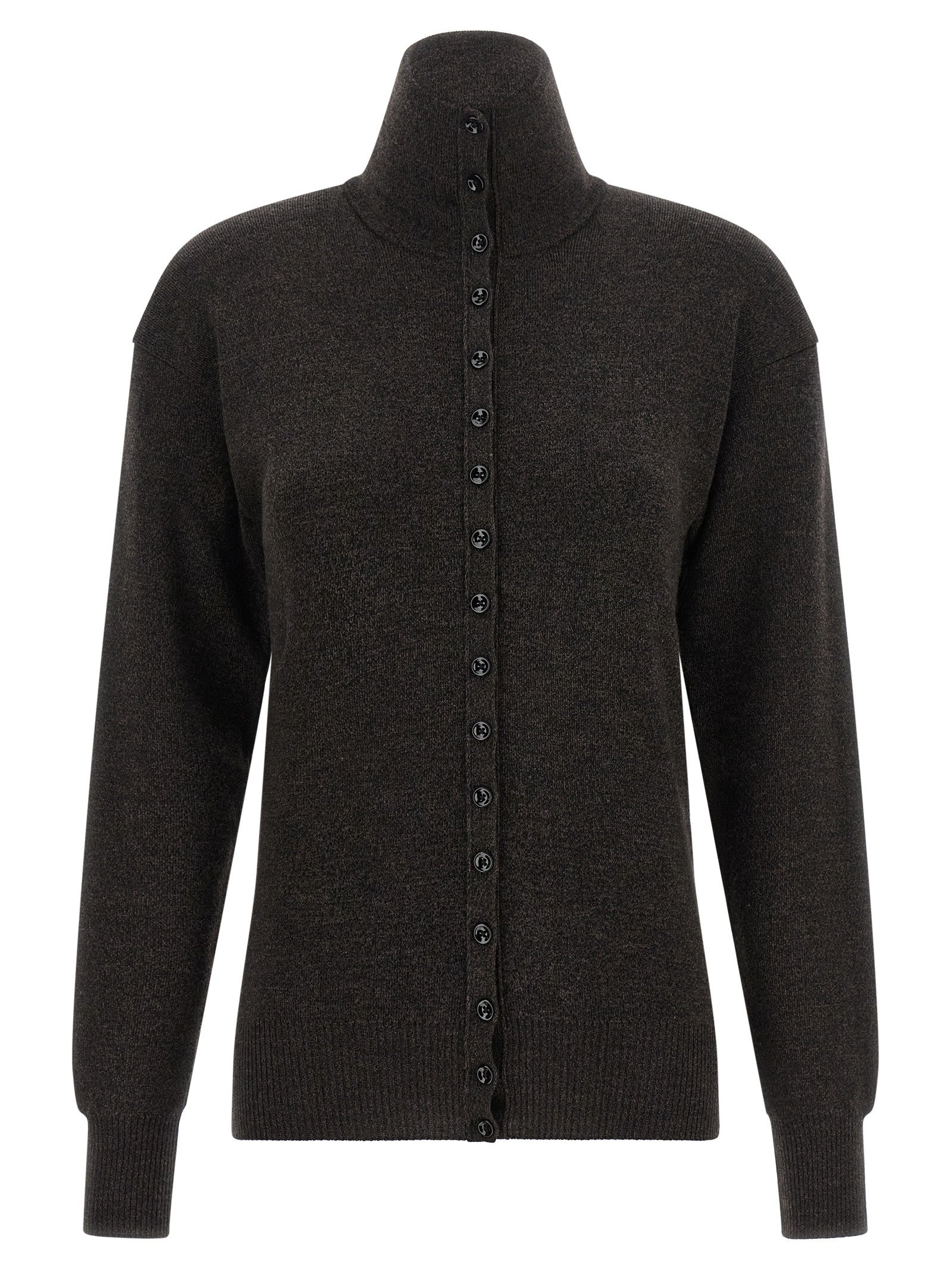 Lemaire Button Cardigan Brown
