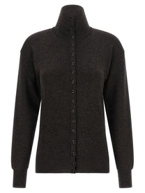 Lemaire Button Cardigan Brown
