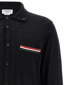 Thom Browne Button Down Cardigan Black