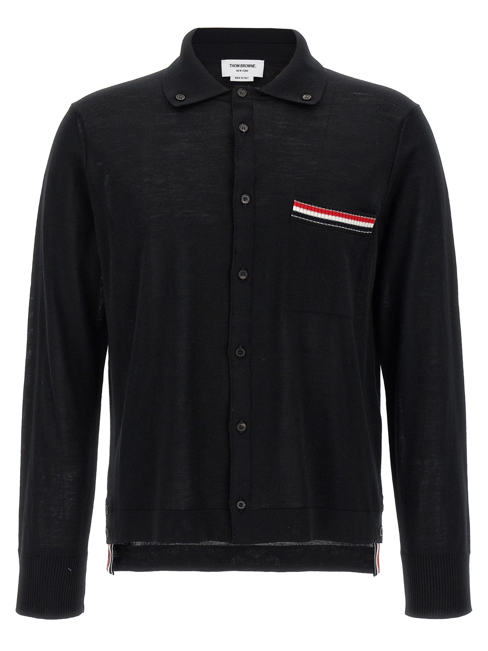 Thom Browne Button Down Cardigan Black